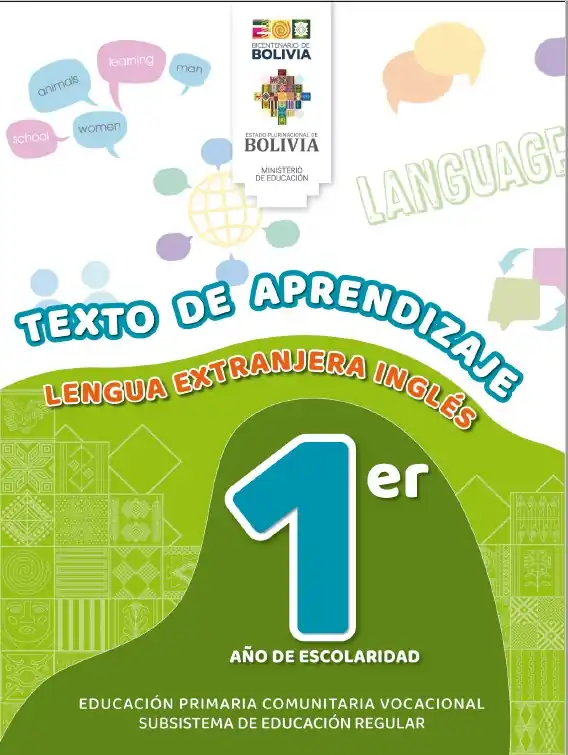 Libro de INGLES de Primero de Primaria