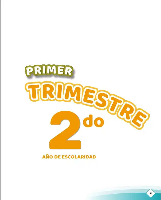 Libro de Segundo de Primaria Primer Trimestre