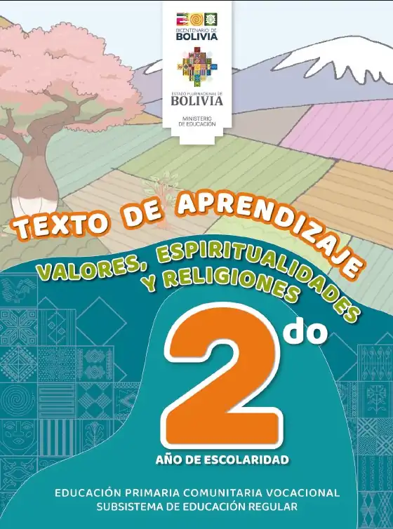 Libro de VALORES Y RELIGIONES 2do de Primaria