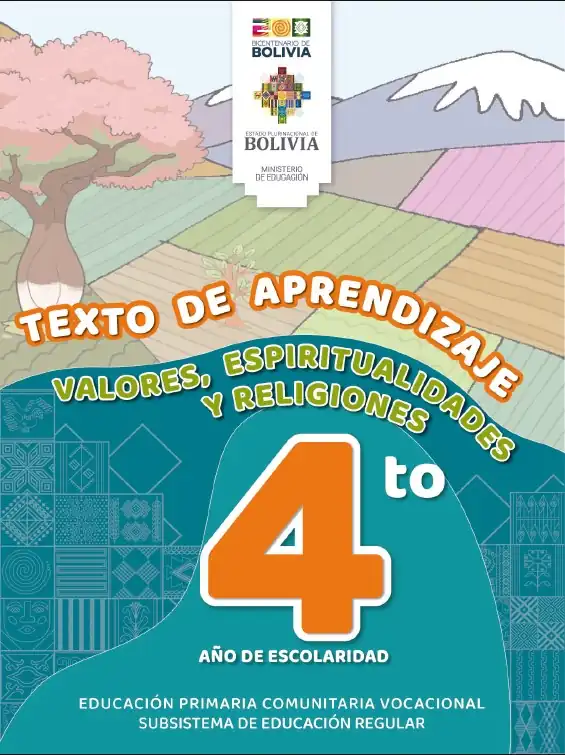 Libro de VALORES y RELIGIONES 4to. de Secundaria