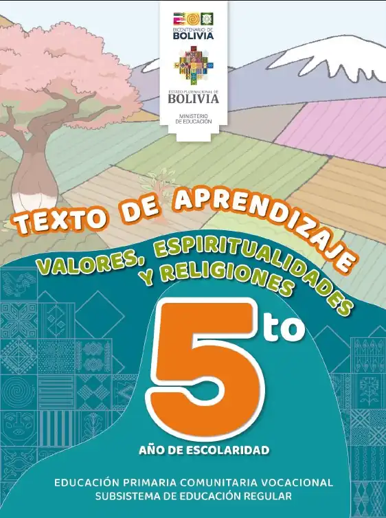 Libro de VALORES-ESPIRITUALIDADES-Y-RELIGION 5to de Primaria