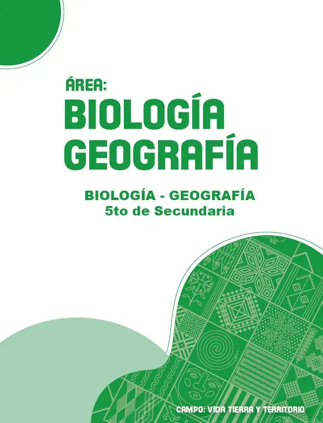 Libro de BIOLOGIA GEOGRAFIA 5to de Secundaria