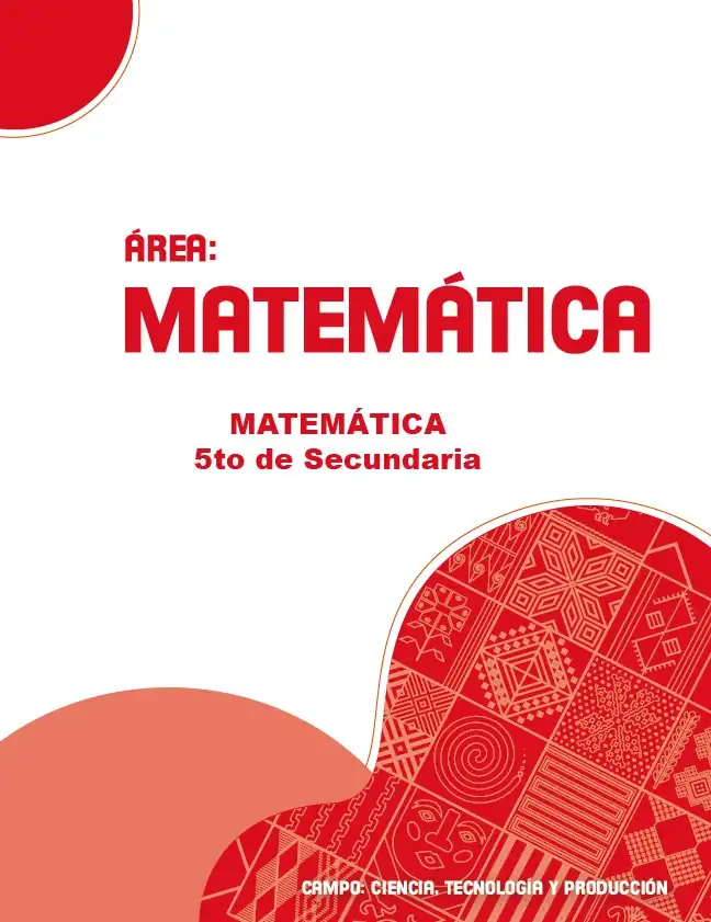 Libro de MATEMATICA 5to. de Secundaria