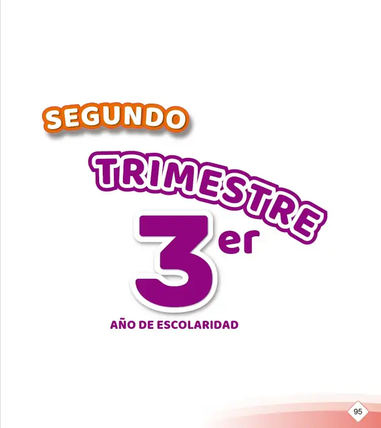 Libro de Tercero de Primaria SEGUNDO TRIMESTRE