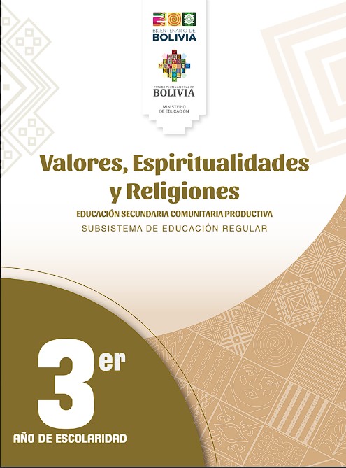 Libro de Valores y Religiones 3ro. de Secundaria